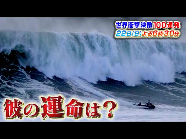 絶体絶命のピンチを切り抜けた世界中のスゴ い人たち大集合 8 22 日 世界衝撃映像100連発 Tbs 絶体絶命のピンチを切り抜けた世界中のスゴ い人たち大集合 8 22 日 世界衝撃映像100連発 Tbs
